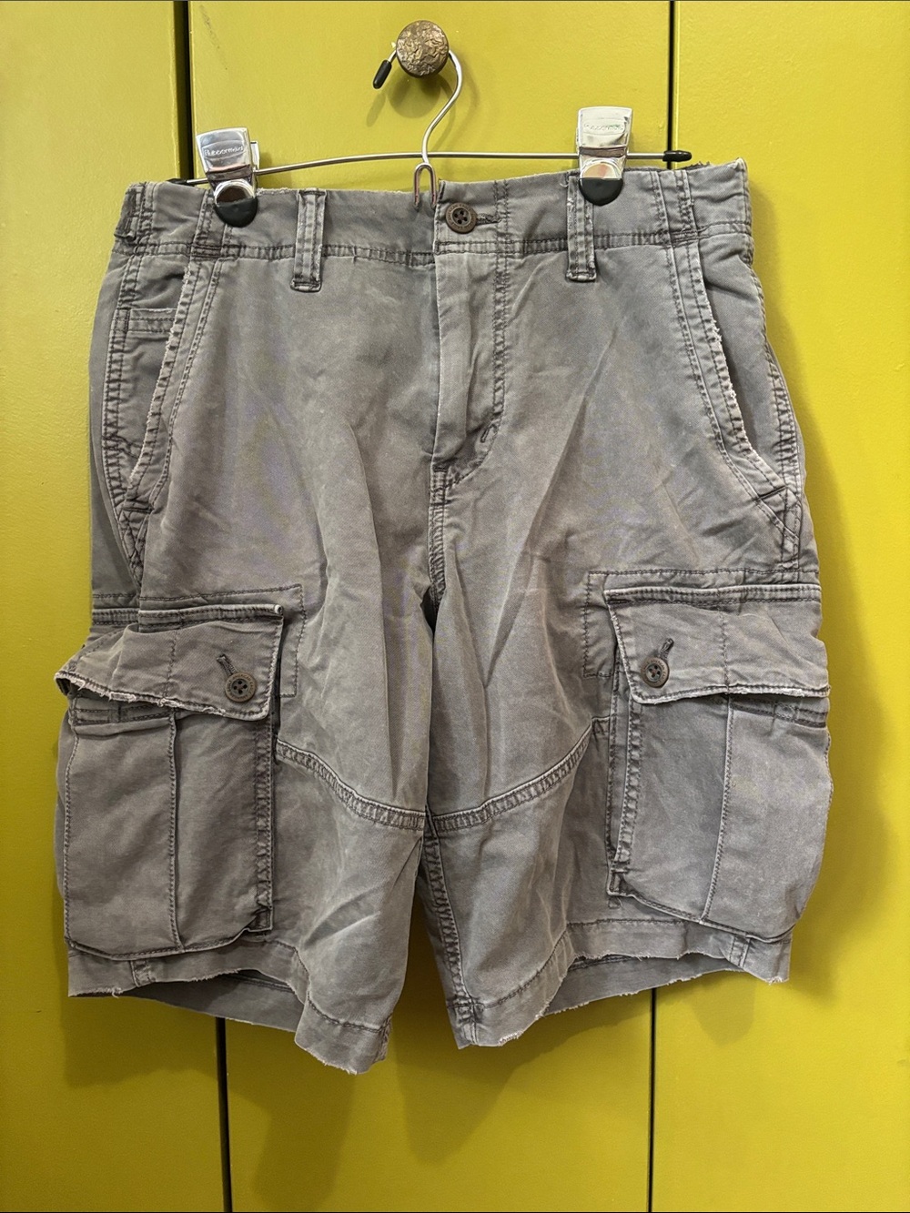 American Eagle Outfitters Men's Gray Cargo Shorts
